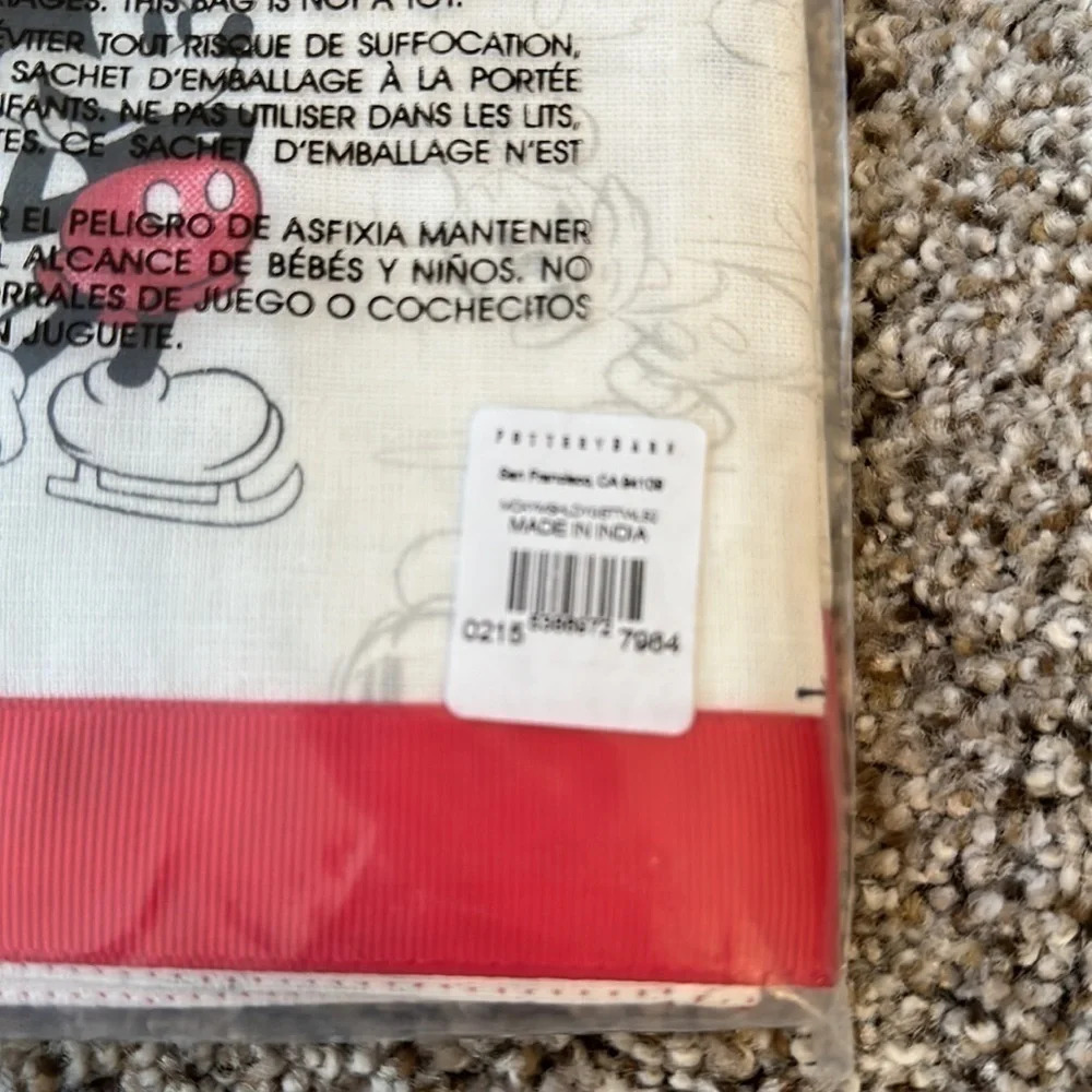 Pottery Barn Mickey Mouse Tea Towels, NIP - Picture 3 of 4